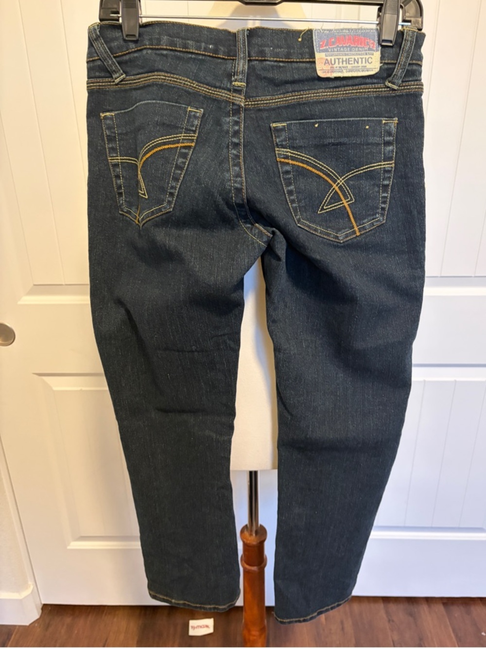Vintage Z. Cavaricci Dark Blue Straight-Leg women’s jeans - Picture 2 of 4